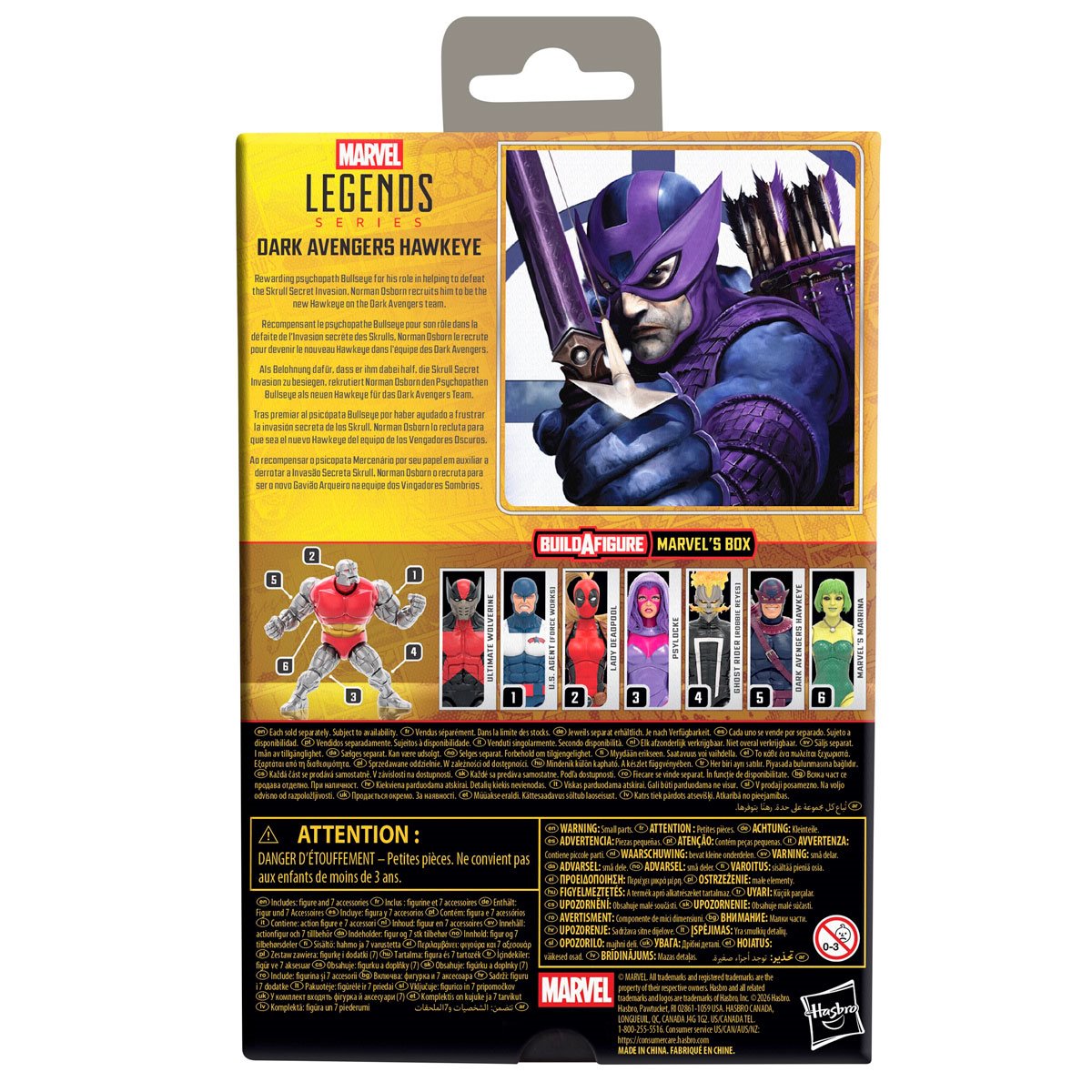 Marvel Legends Series Dark Avengers Hawkeye Action Figure