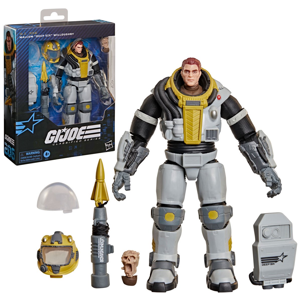 G.I. Joe Classified Series Deluxe Malcom Deep Six Willoughby Action Figure