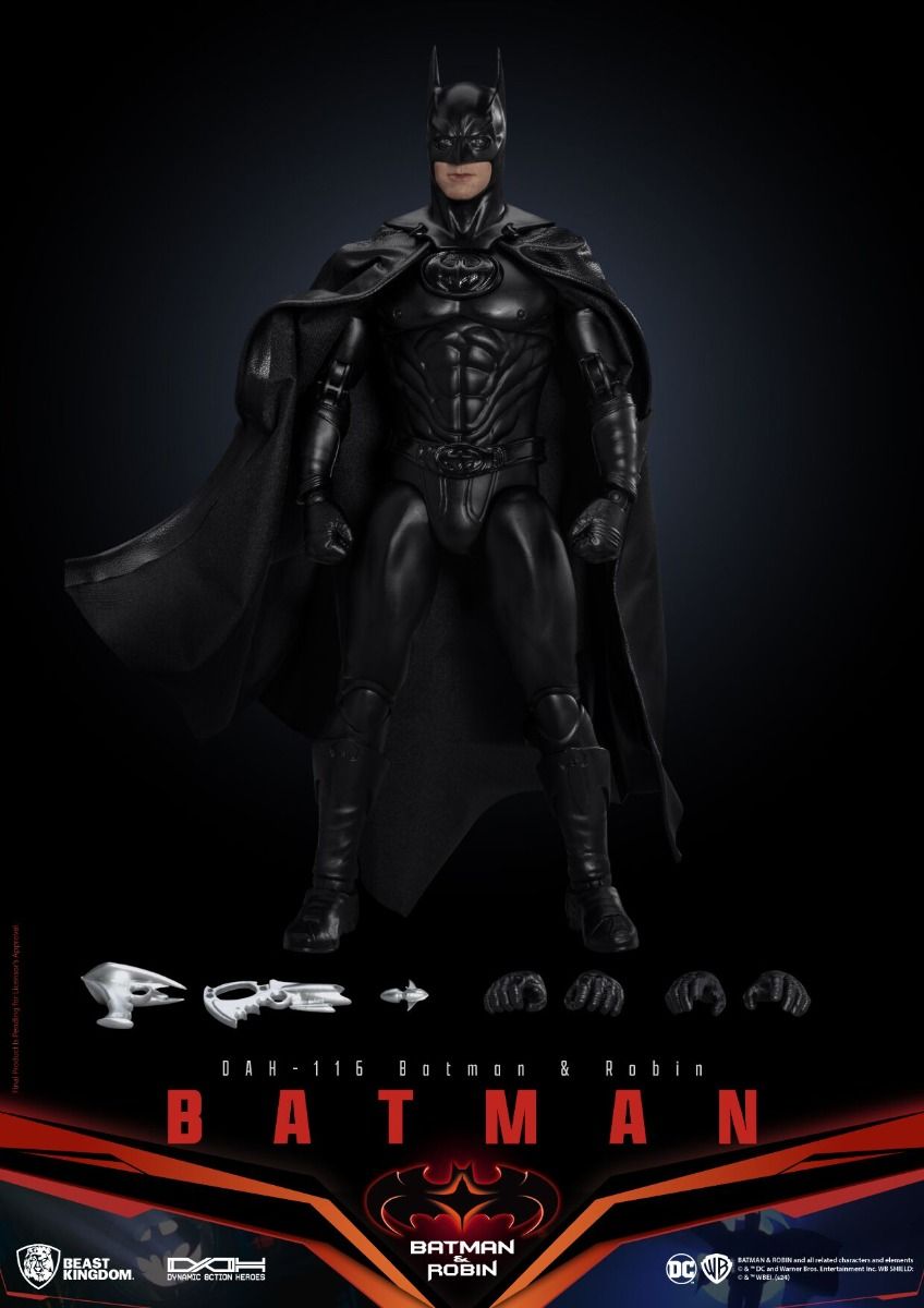 Batman and Robin DAH-116 Dynamic 8-Ction Heroes Batman Action Figure By Beast Kingdom