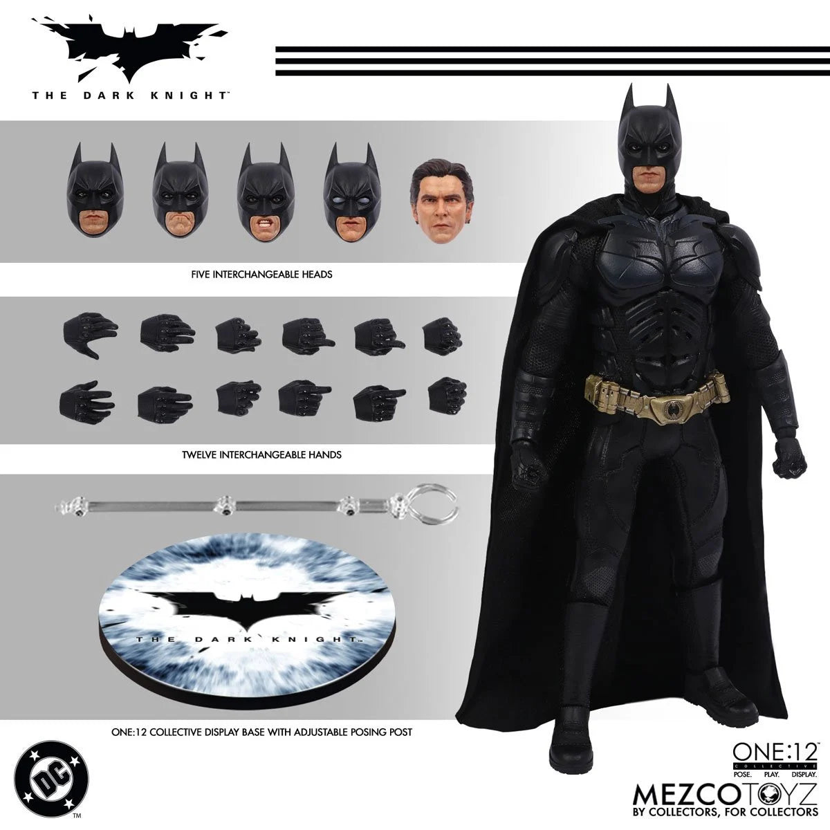 The Dark Knight Batman One:12 Collective Action Figure by Mezco