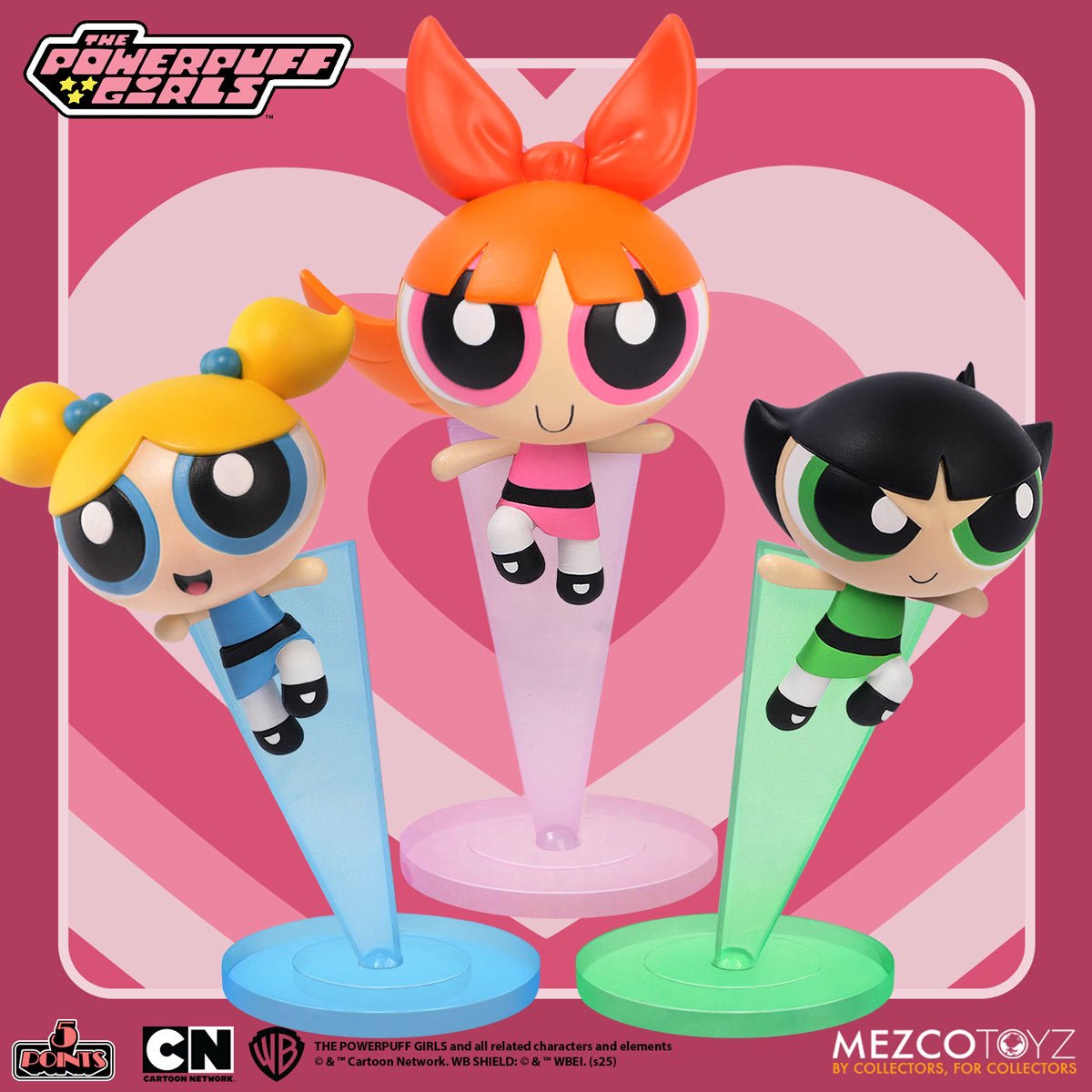 The Powerpuff Girls 5 Points Action Figure