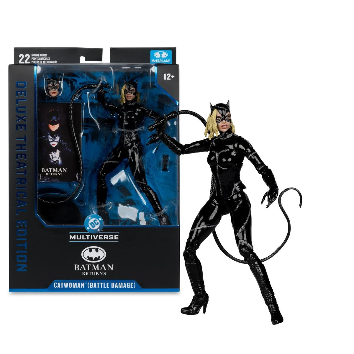 DC Multiverse Deluxe Theatrical Edition Wave 5 Batman Returns Battle Damaged Catwoman Action Figure By Mcfarlane