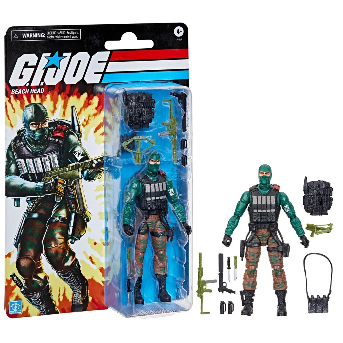 G.I. Joe Classified Retro Cardback Beach Head Action Figure