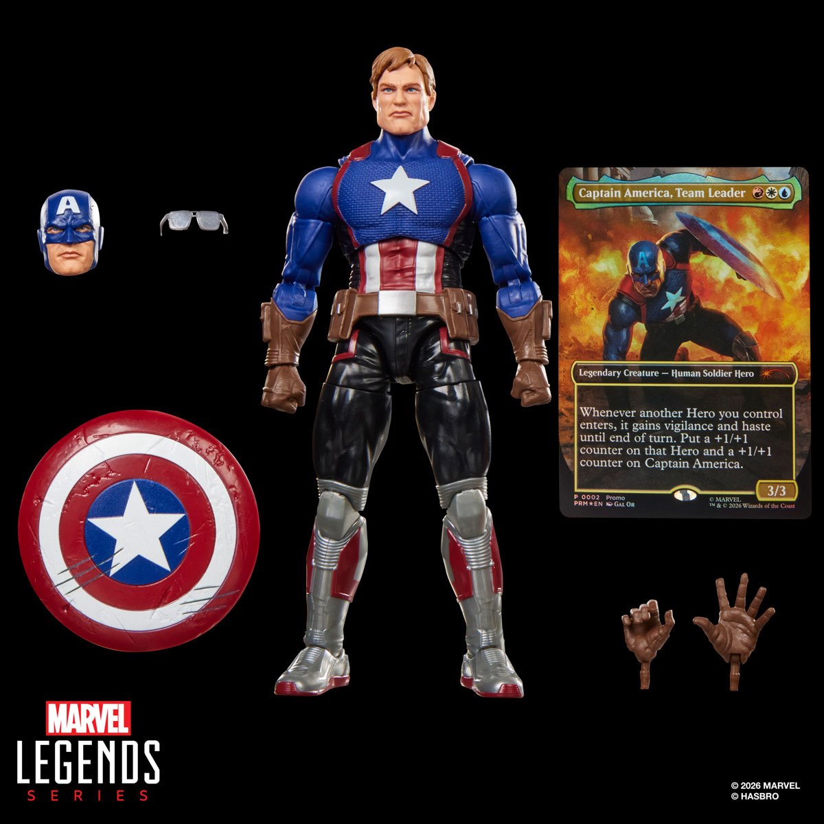 Marvel Super Heroes Magic: The Gathering Marvel Legends Series Captain America (Avengers: Twilight) Action Figure