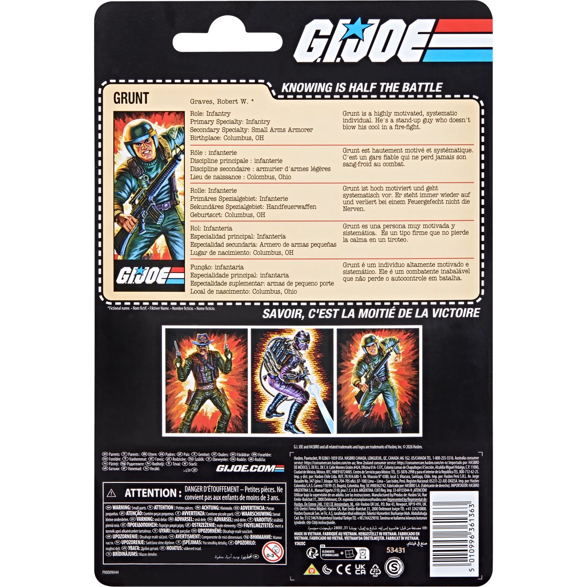 G.I. Joe Classified Series Retro Cardback Robert Grunt Graves Action Figure