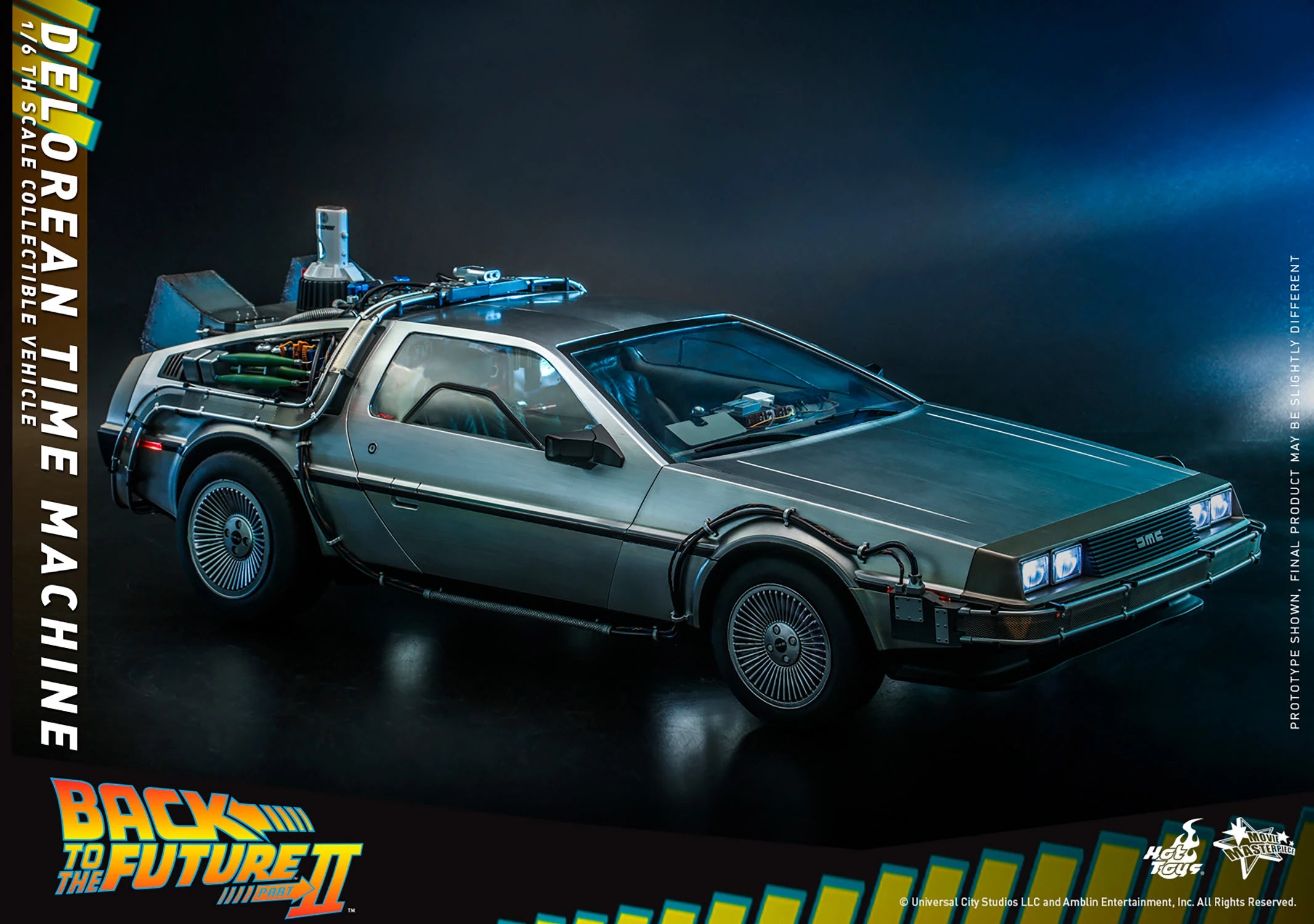 DELOREAN TIME MACHINE by Hot Toys