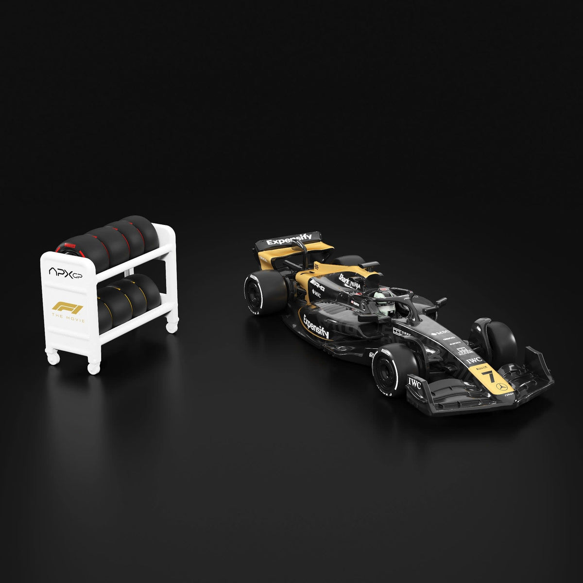 HotWheels RLC Formula 1 (F1) The Movie Apx gp IWC Premium RLC 1:64 Scale with protector
