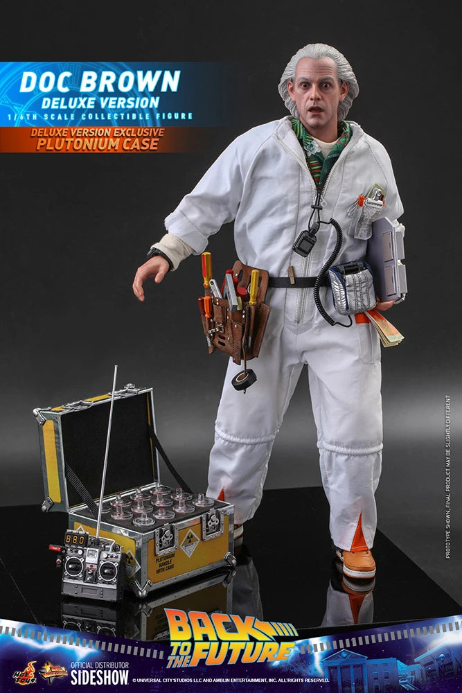 DOC BROWN (DELUXE VERSION) Sixth Scale Figure By Hot Toys