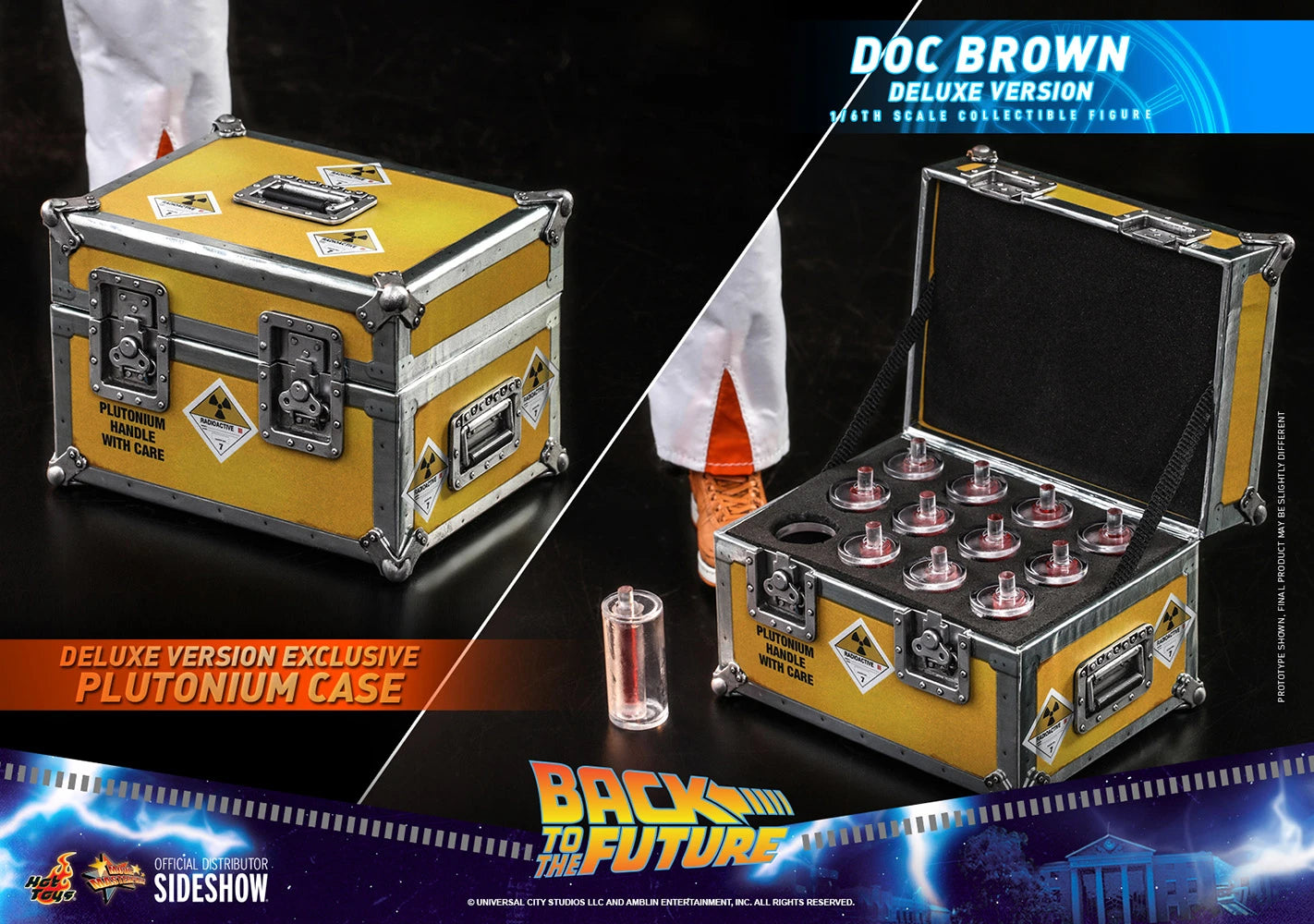 DOC BROWN (DELUXE VERSION) Sixth Scale Figure By Hot Toys