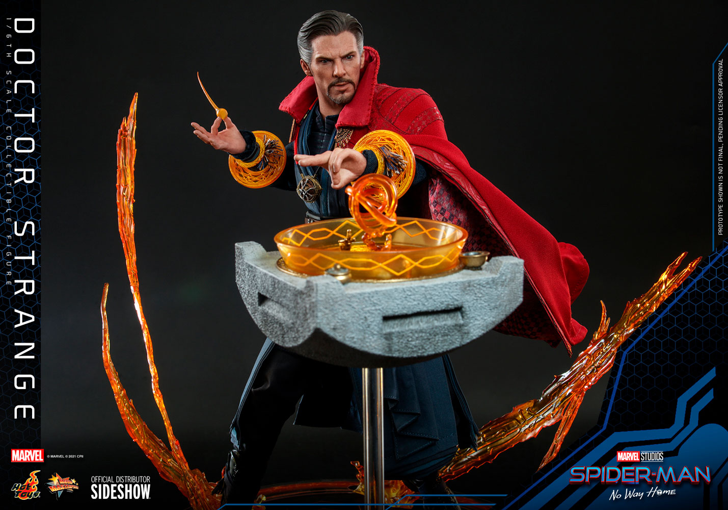 Hot Toys Spider-Man: No Way Home Dr. Strange figure