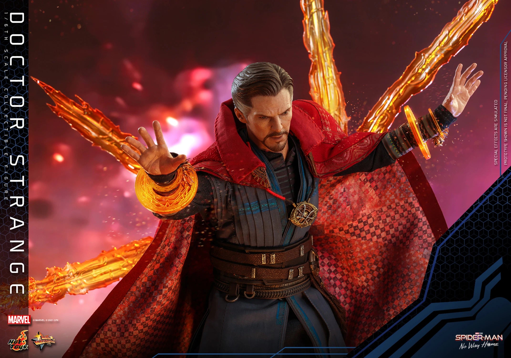 Hot Toys Spider-Man: No Way Home Dr. Strange figure