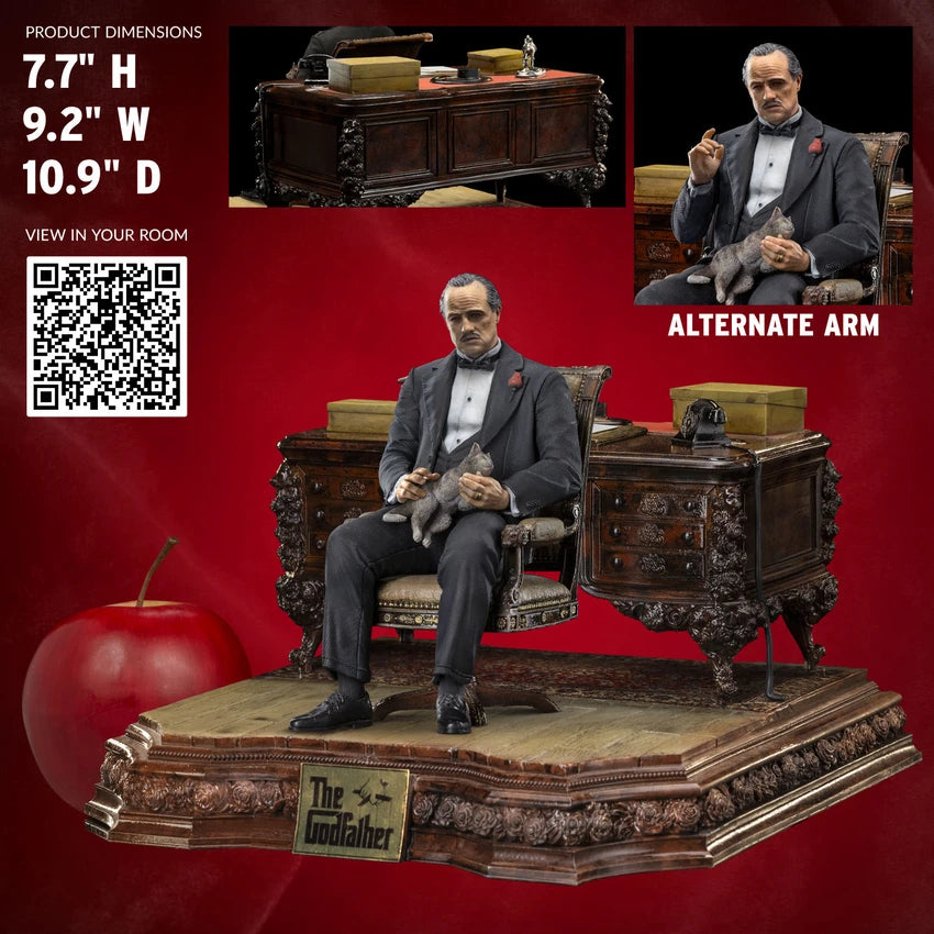 Don Vito Corleone The Godfather Deluxe 1:10 Scale Statue By Iron Studios