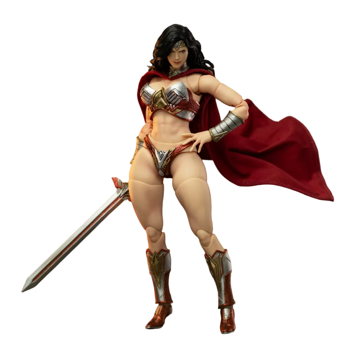 Northern Valkyrie Svafa (Yellow Skin Red Armor Ver.) 1/12 Action Figure By Fury Toys
