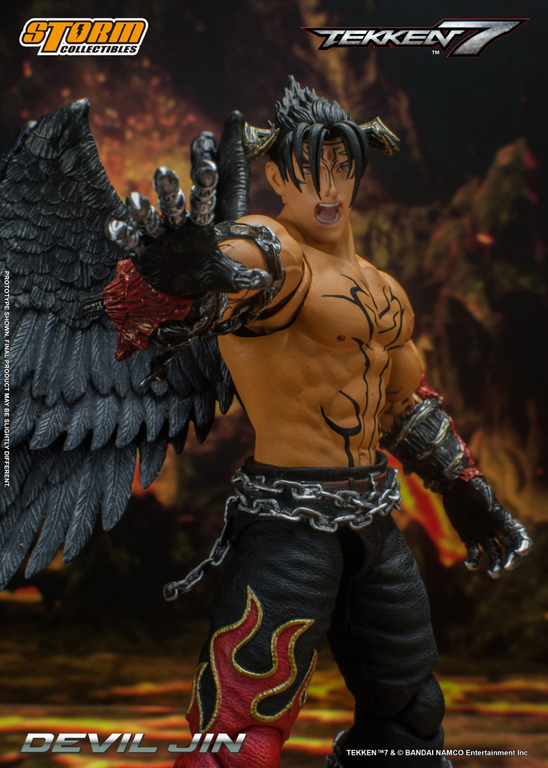 Tekken 7 Devil Jin 1/12 Scale Action Figure