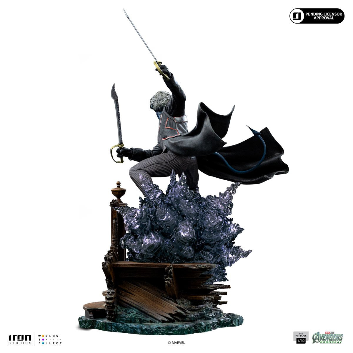 Avengers: Doomsday Nightcrawler Battle Diorama Series Art Scale 1:10 Statue