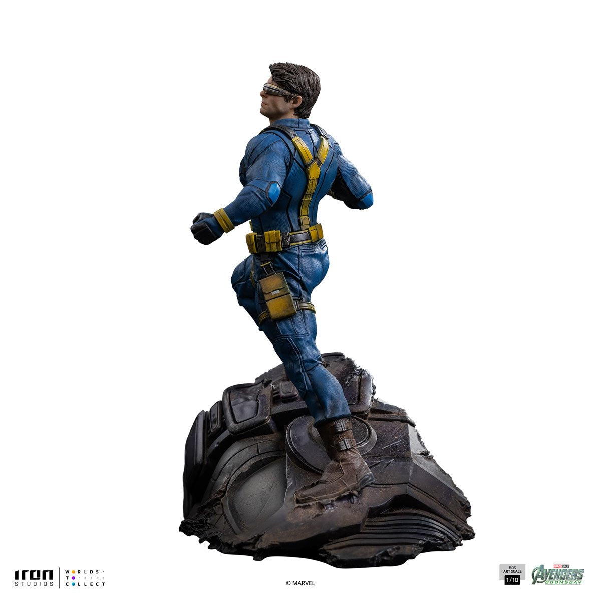 Avengers Doomsday Cyclops Battle Diorama Series Art Scale 1:10 Statue By Iron Studio