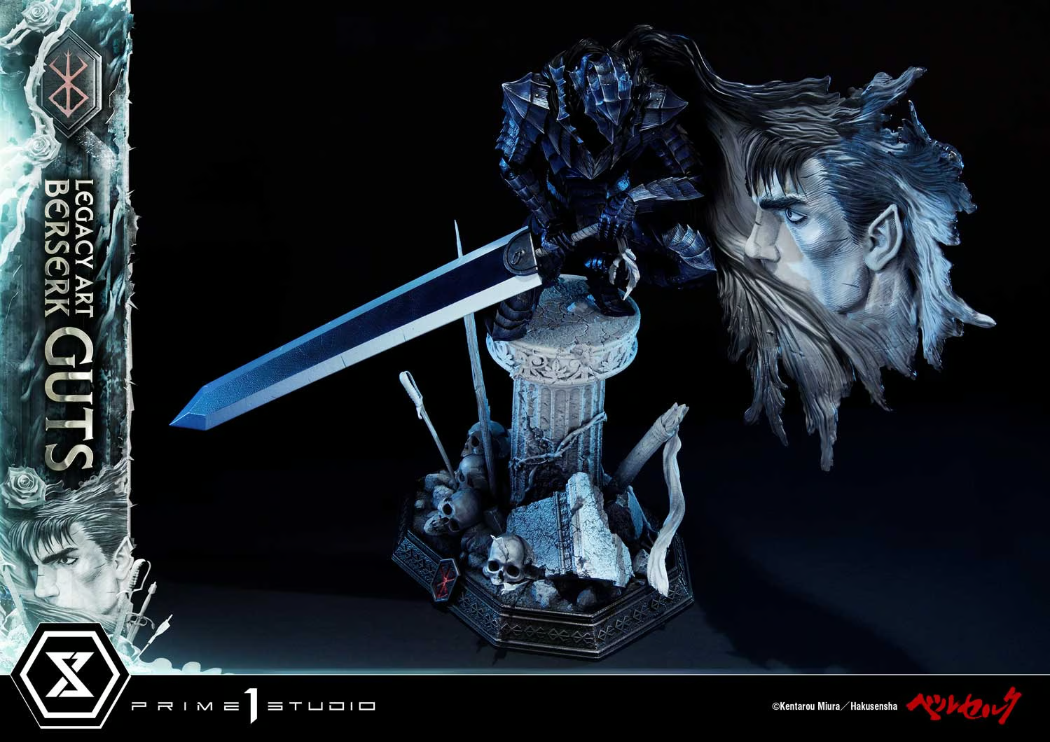 Berserk Legacy Art "Kentaro Miura" Guts 1/6 Scale Statue By Prime 1 Studio