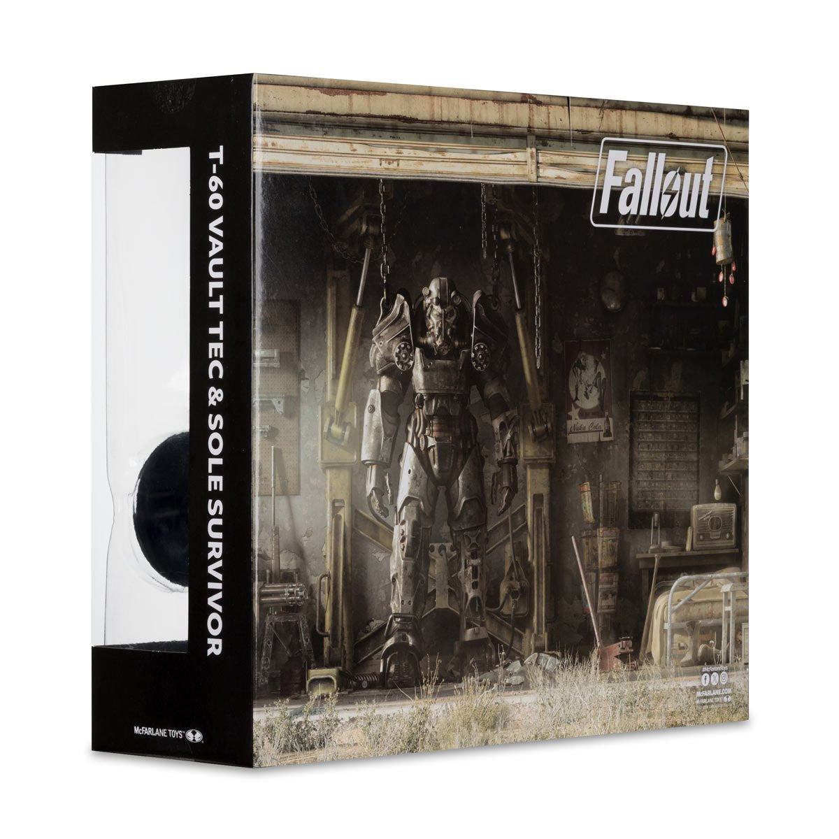 Fallout 4 T-60 Vault Tec and Sole Survivor Action Figure 2 Pack Exclusive