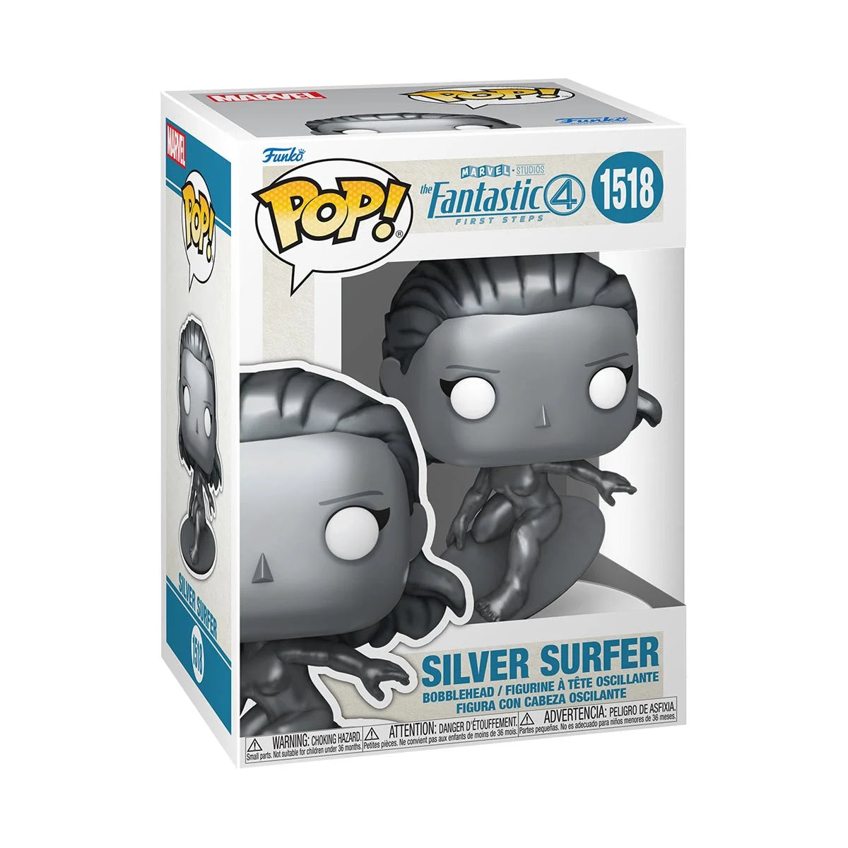 The Fantastic Four First Steps Silver Surfer Funko Pop!