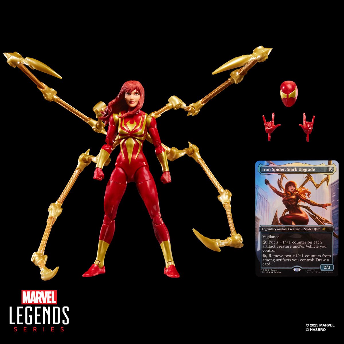 Spider-Man Marvel Legends Magic: The Gathering Mary Jane Watson (Iron Spider) Action Figure
