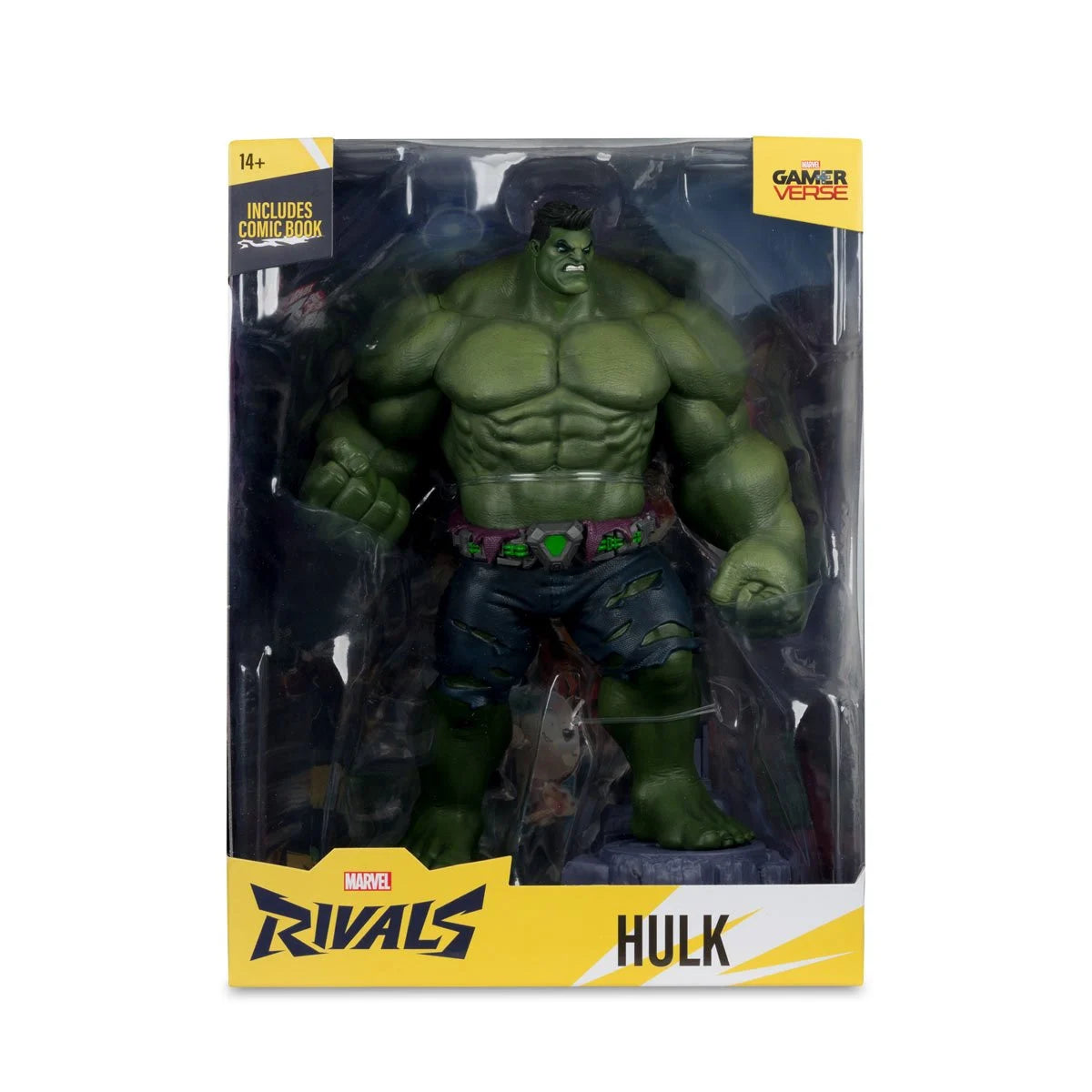 Marvel Rivals The Hulk Figure with Scene and Comic