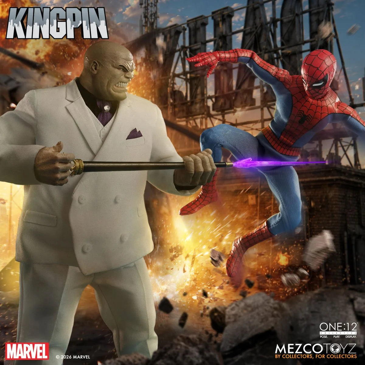 Kingpin One:12 Collective Action Figure By Mezco