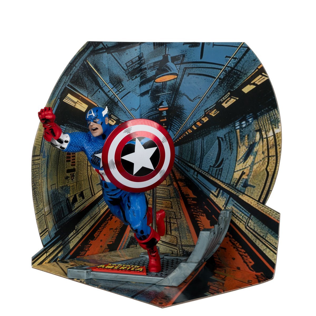 Captain America (#100) 1:10th Figure w/Scene by McFarlane