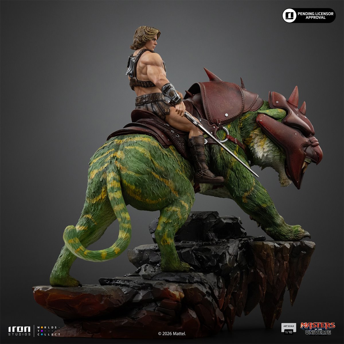 Masters of the Universe Movie He-Man and Battle Cat Deluxe 1:10 Art Scale Statue