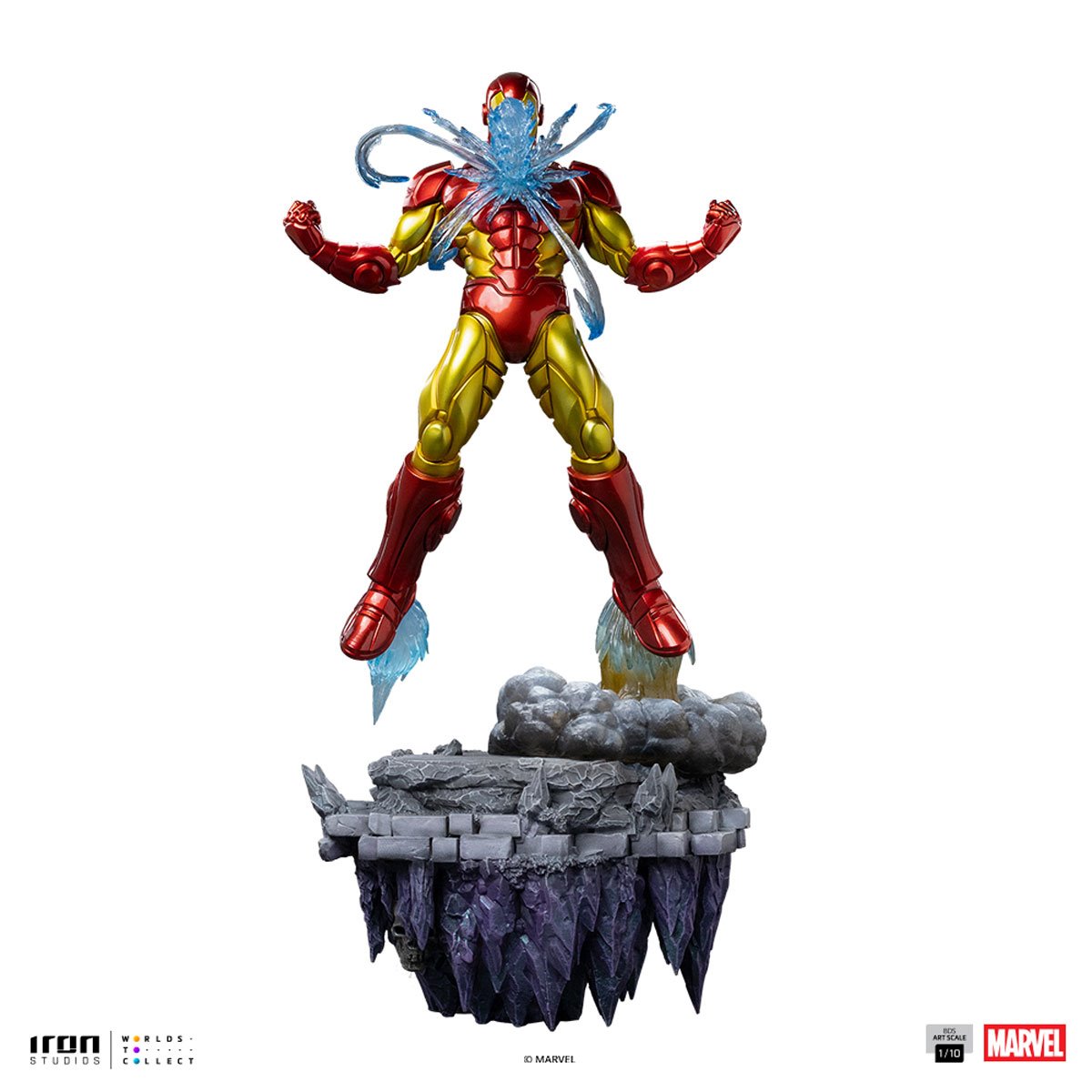 Iron Man Infinity Gauntlet Battle Diorama 1/10 Art Scale Limited Edition Statue By Iron Studios