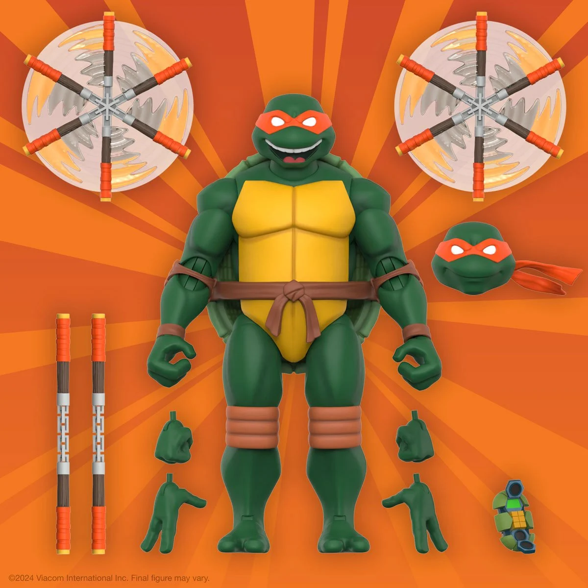 Teenage Mutant Ninja Turtles Ultimates  Michelangelo 7-Inch Action Figure
