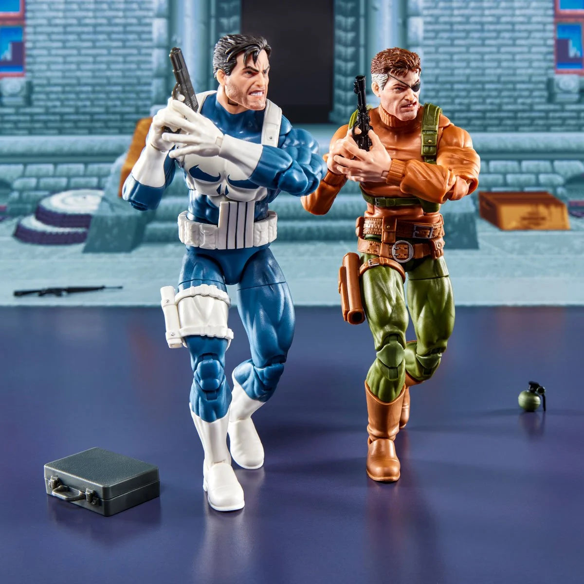 Punisher Marvel Legends Gamerverse Punisher and Nick Fury Action Figures