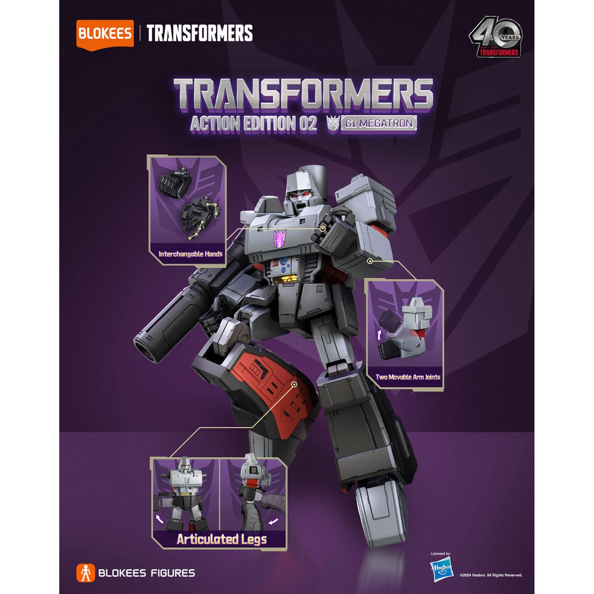 Blokees Transformers G1 Megatron Action Edition Model Kit