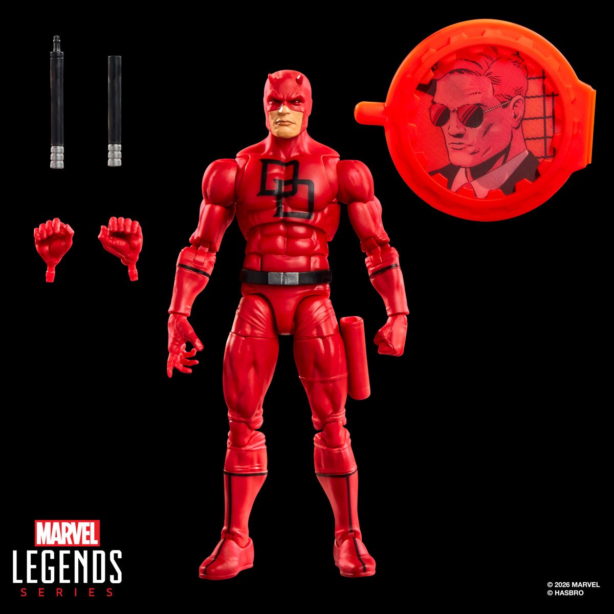 Secret Wars Marvel Legends Series Daredevil Action Figure