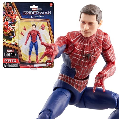 Spider-Man: No Way Home Marvel Legends Friendly Neighborhood Spider-Man Action Figure
