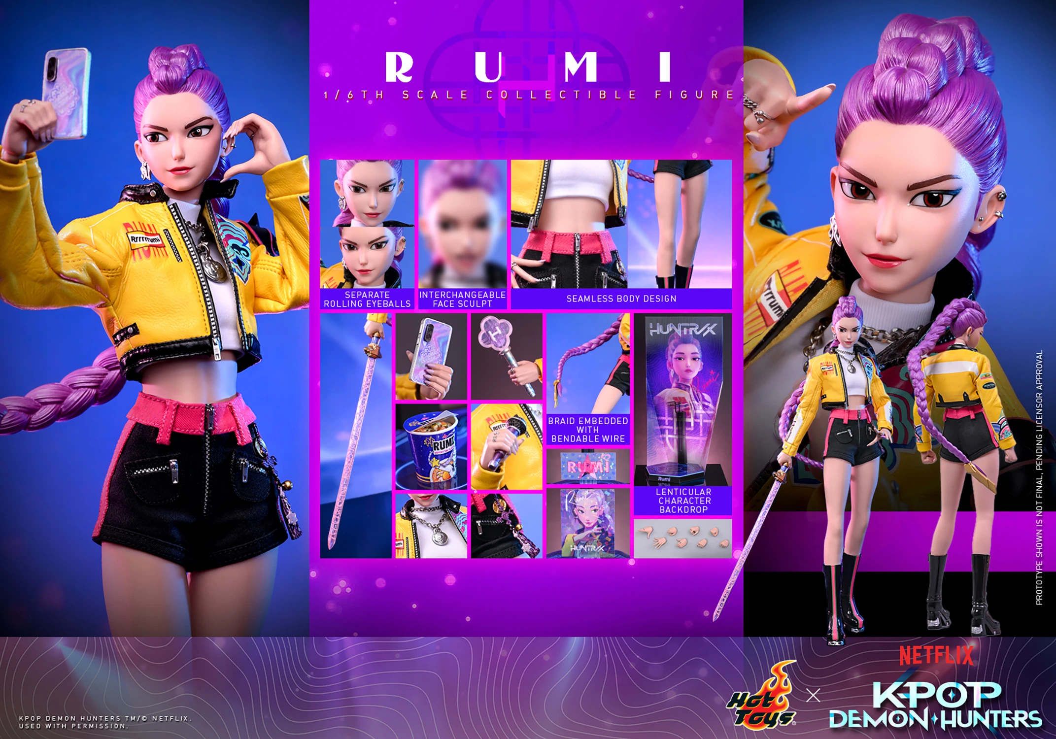 Rumi Sixth Scale Figure by Hot Toys