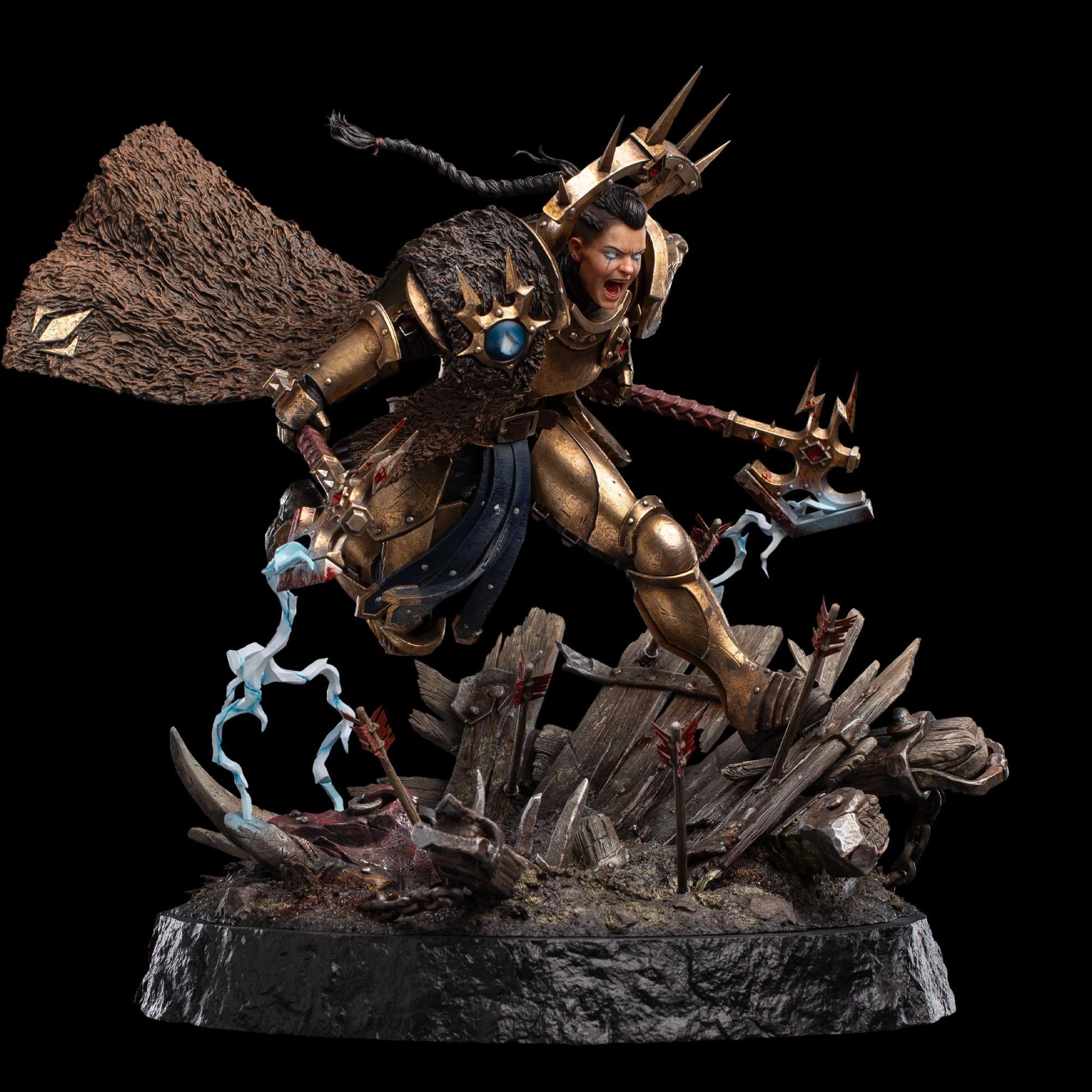 Warhammer Age of Sigmar Neave Blacktalon The God-King's Assassin Statue by Weta