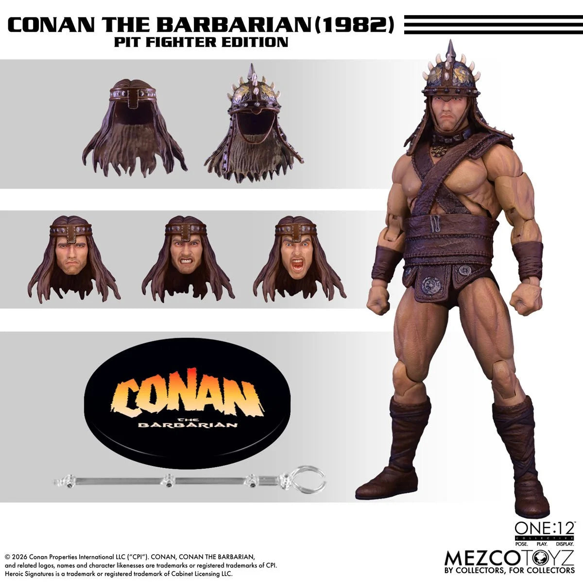 Conan The Barbarian (1982): Pit Fighter Edition One:12 Collective Action Figure By Mezco