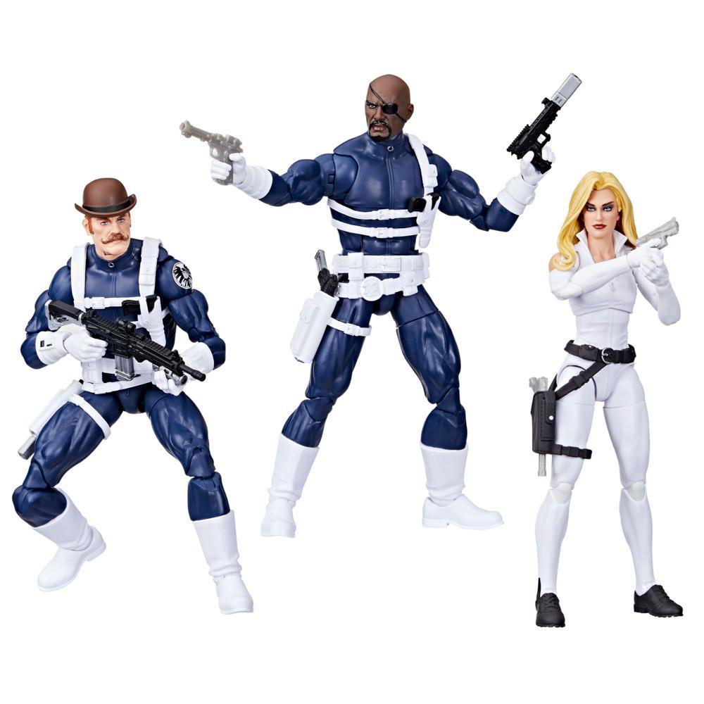 Marvel Legends Nick Fury Jr., Sharon Carter, Dum Dum Dugan Comics Action Figure