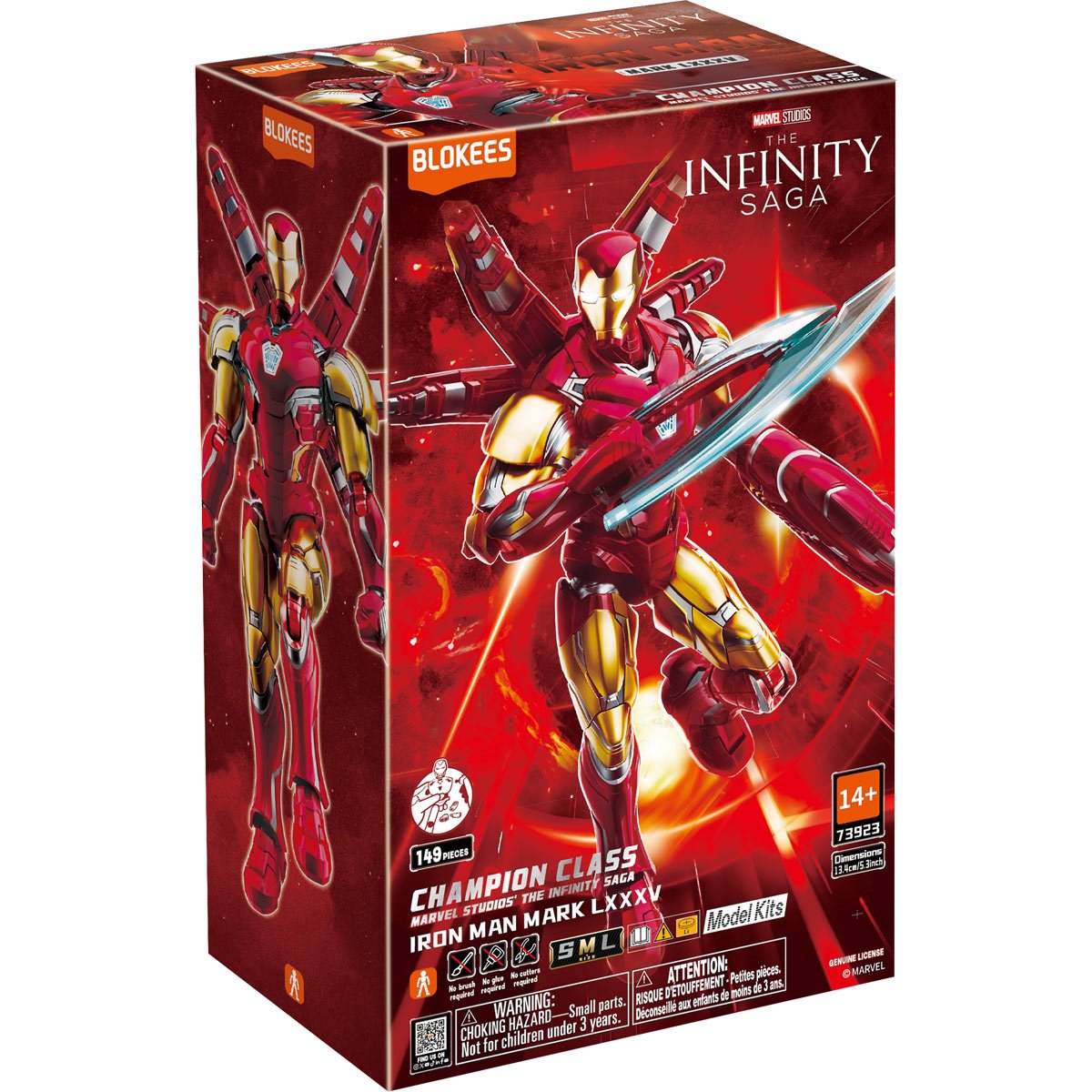 Marvel Infinity Saga Iron Man MK85 Champion Class CC01 Blokees Model Kit