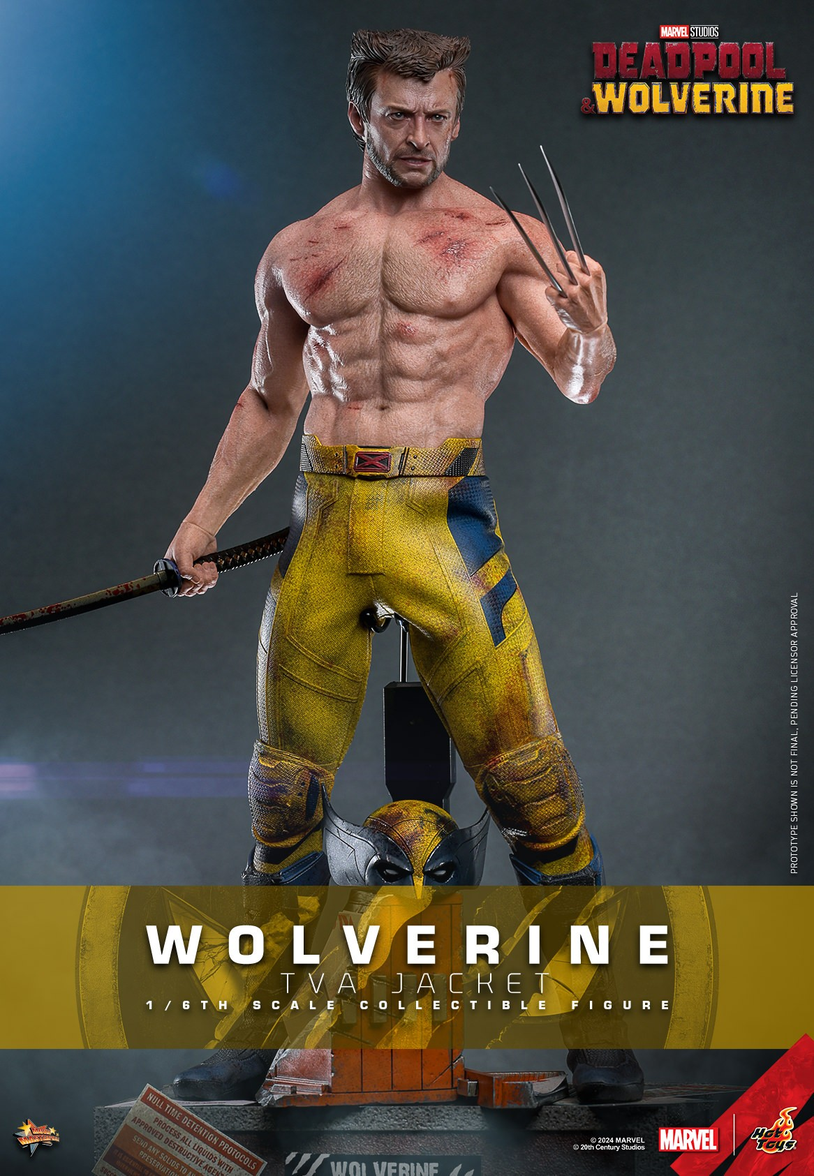 WOLVERINE (TVA JACKET VERSION) Sixth Scale Figure by Hot Toys