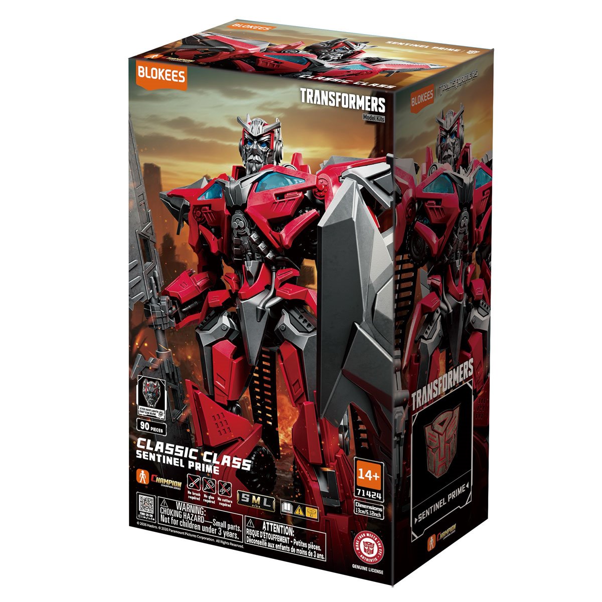 Blokees Transformers Classic Class Dark of the Moon Sentinel Prime CC24 Blokees Model Kit