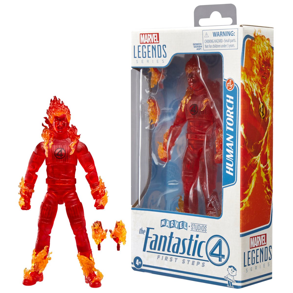 The Fantastic Four First Steps Marvel Legends Human Torch Action Figure