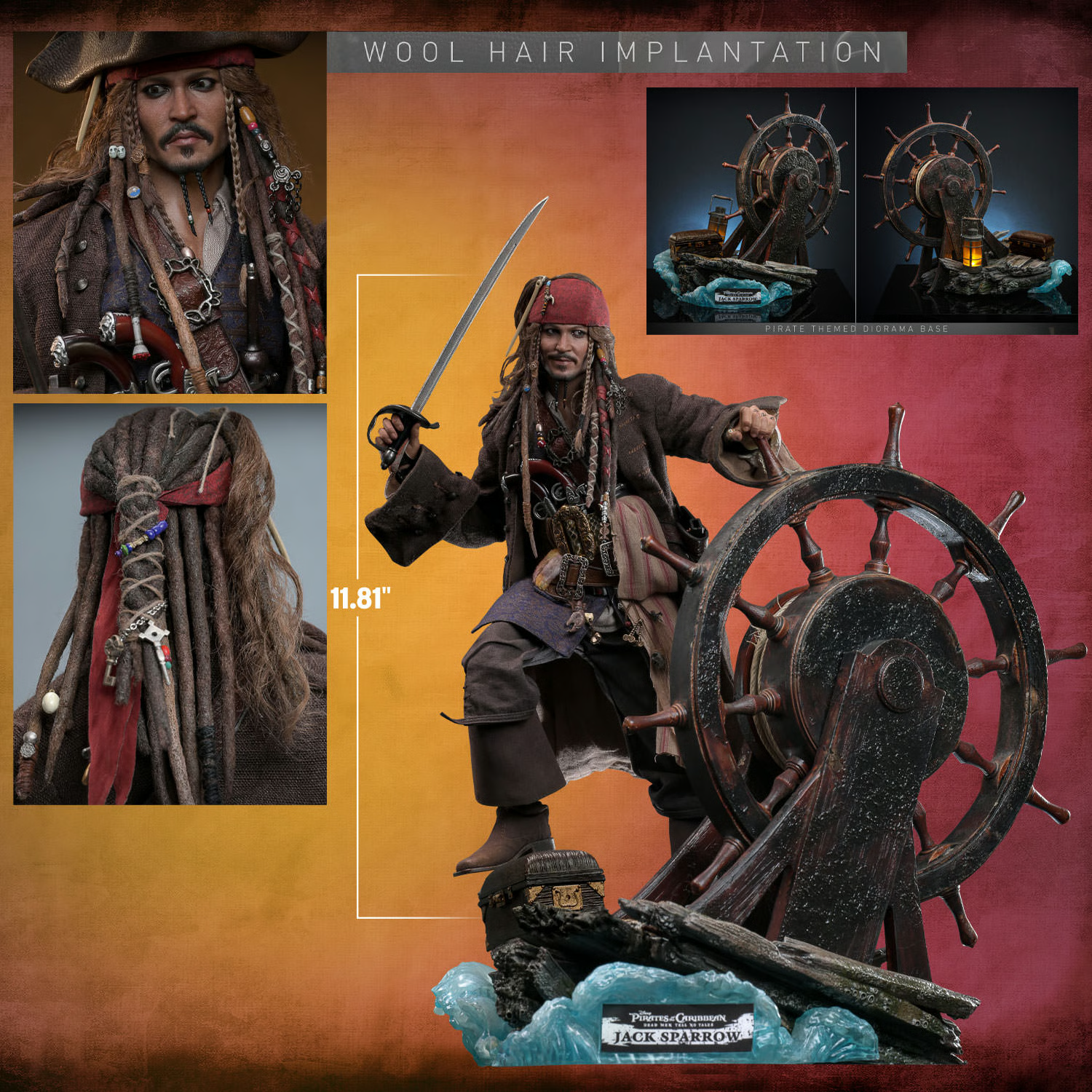 Jack Sparrow (Artisan Edition Deluxe Version) by Hot Toys