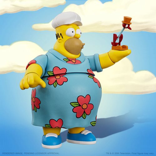 The Simpsons Ultimates King-Size Homer 7-Inch Action Figure By Super 7