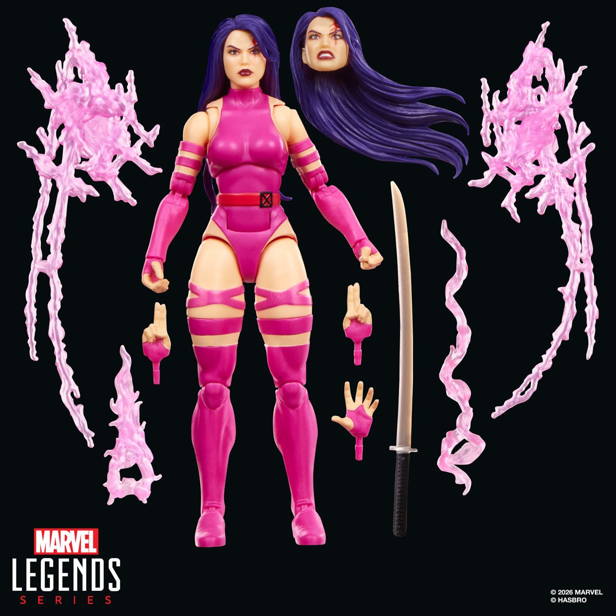 X-Men Marvel Legends Wolverine vs Psylocke Action Figures