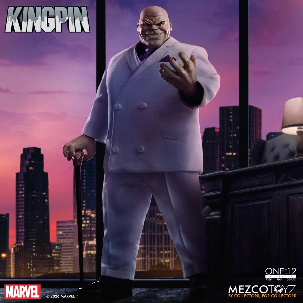 Kingpin One:12 Collective Action Figure By Mezco
