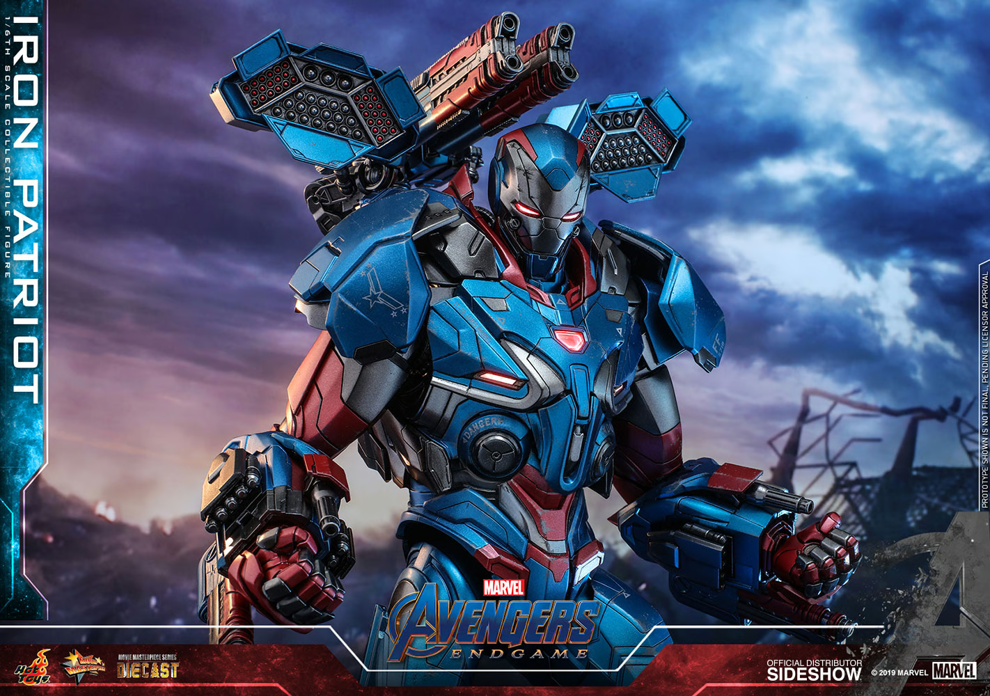 Iron Patriot Sixth Scale Figure By Hot Toys