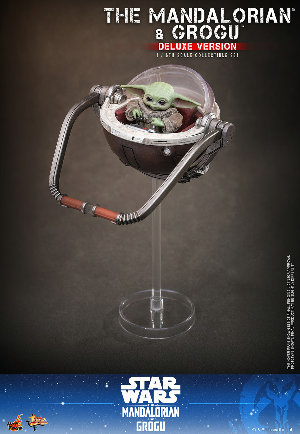 The Mandalorian and Grogu (Deluxe Version) Sixth Scale Figure by Hot Toys