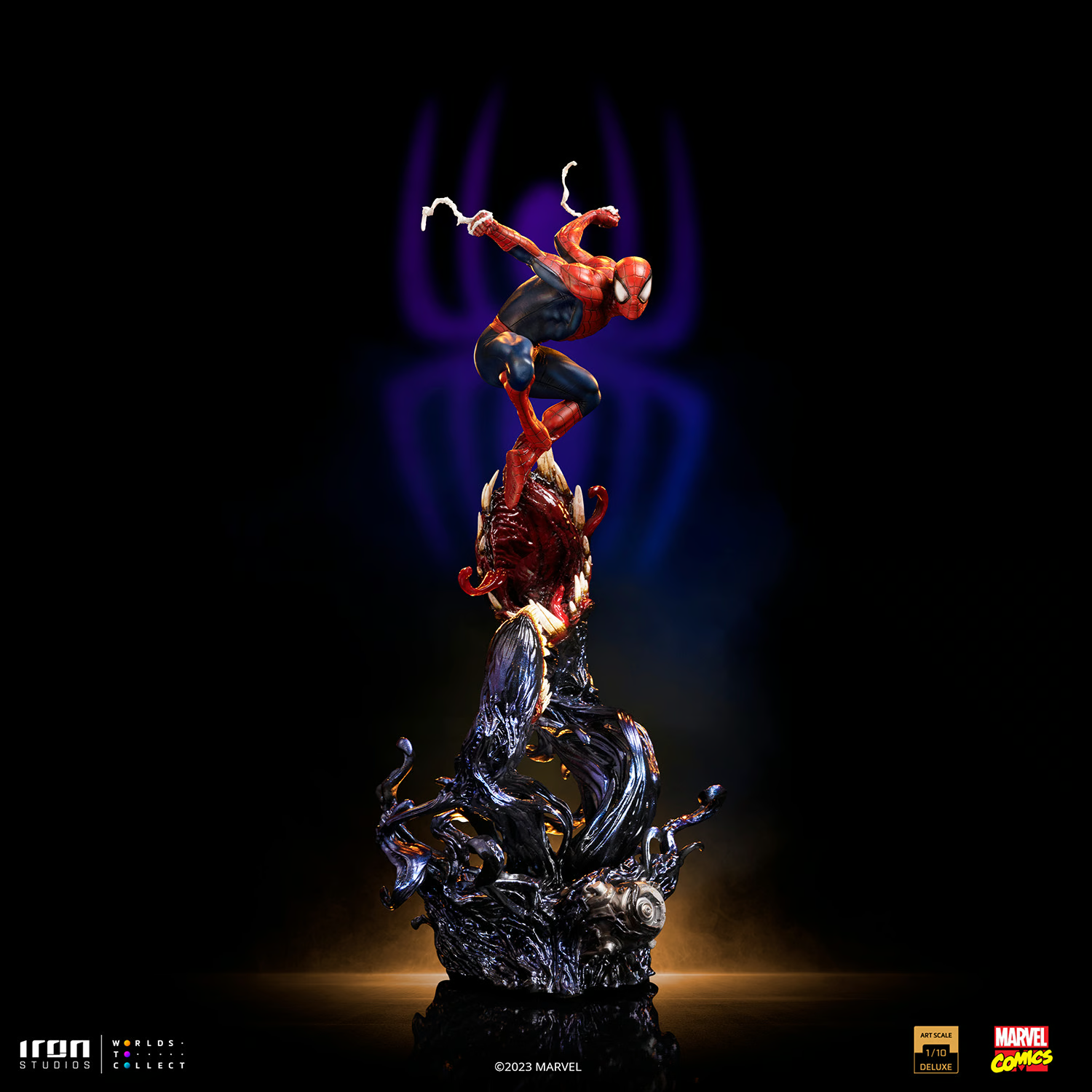 Spiderman Deluxe Statue By Iron Studios