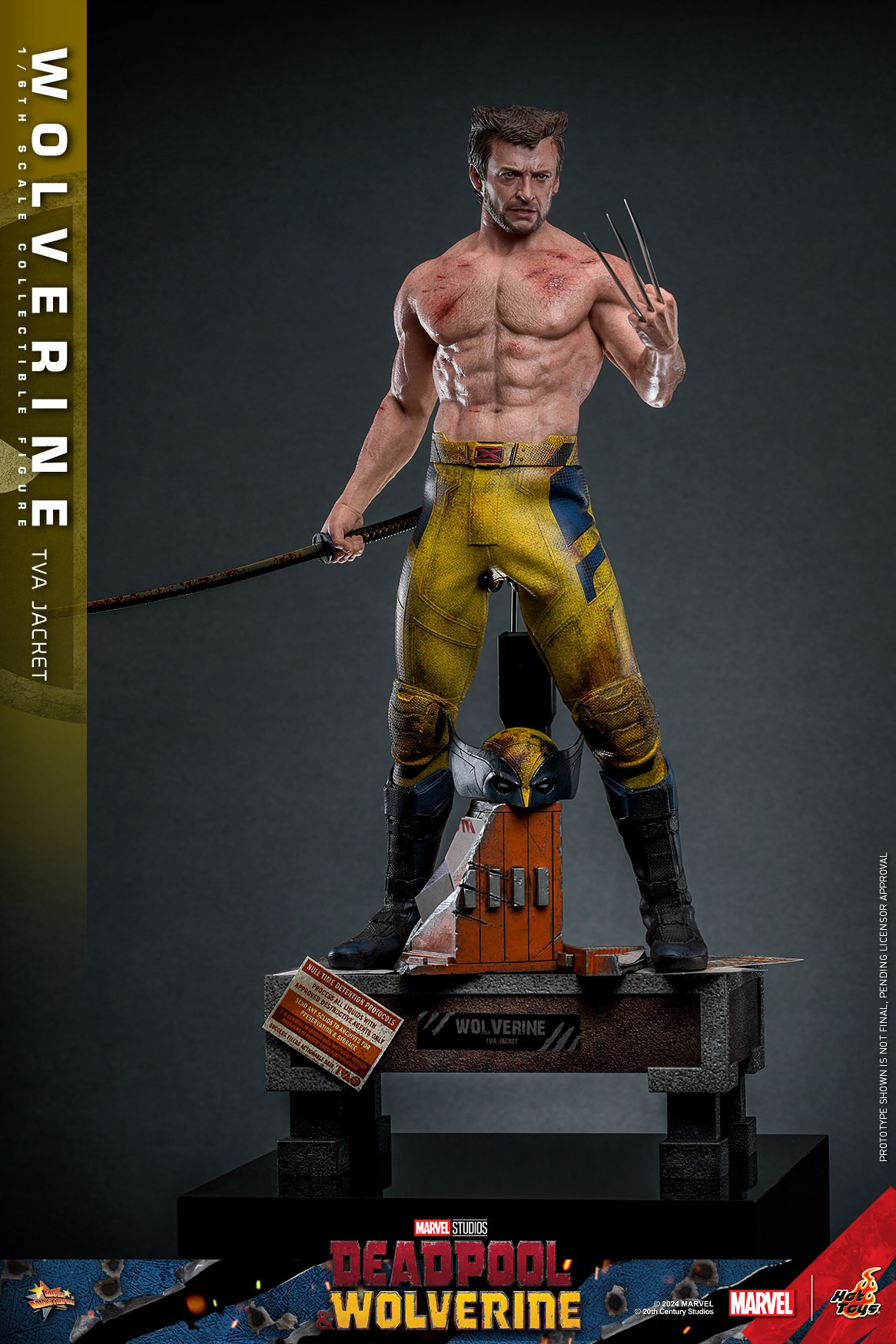 WOLVERINE (TVA JACKET VERSION) Sixth Scale Figure by Hot Toys